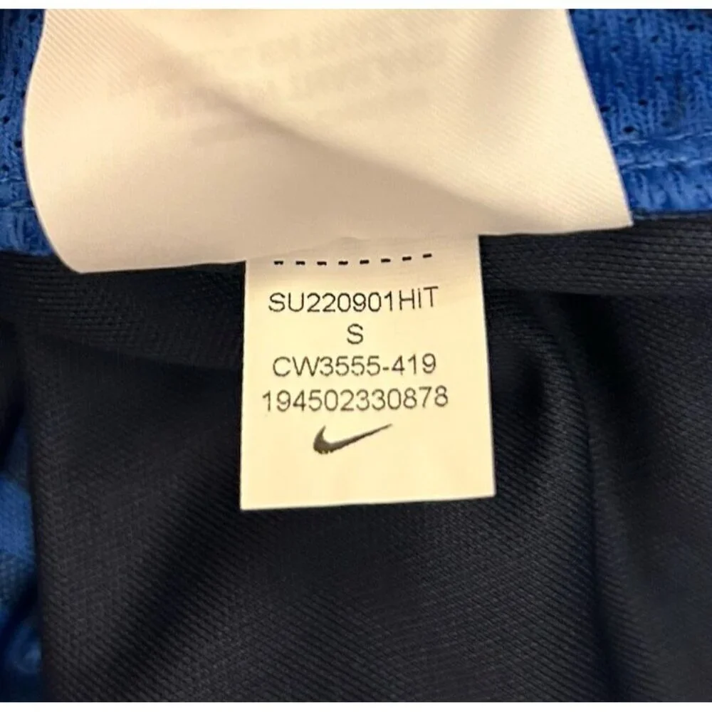 Nike Soccer Jersey Top Short Sleeves Navy Blue Women's Size S - Small - NWT$50